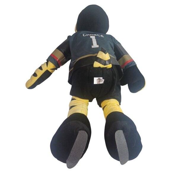 Huge Las Vegas Golden Knights NHL Mascot Chance 28" Stuffed Plush Toy Rare Licen - Picture 7 of 7